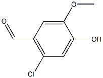 6-CHLOROVANILLIN Struktur