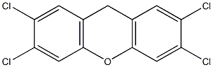 2,3,6,7-TETRACHLOROXANTHENE Struktur