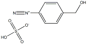 4-(HYDROXYMETHYL)BENZENEDIAZONIUMSULPHATE Struktur