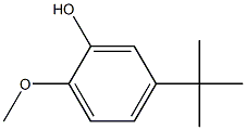 4-TERT-BUTYLCATECHOL-MONOMETHYLETHER Struktur