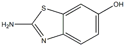 BENZOTHIAZOLE,2-AMINO-6-HYDROXY- Struktur