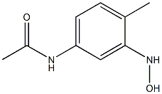 4-ACETYLAMINO-2-HYDROXYLAMINOTOLUENE Struktur