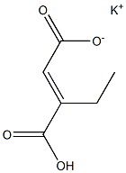 POTASSIUMMONOETHYLFUMARATE Struktur