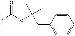 BENZENETHANOL,ALPHA,ALPHA-DIMETHYL-,PROPANOATE Struktur