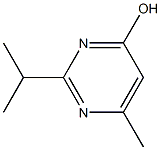 2-ISOPROPYL-6-METHYL-4-PYRIMIDIOL Struktur