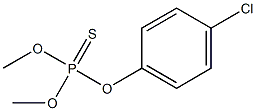 O,O,-DIMETHYL-S-PARA-CHLOROPHENYLPHOSPHOROTHIOATE Struktur