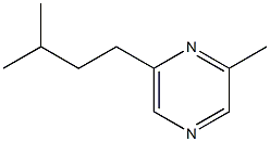 6-ISOAMYL-2-METHYLPYRAZINE Struktur