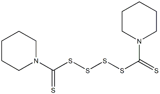 DIPENTAMETHYLEN-THIURAMTETRASULPHIDE Struktur