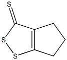 5,6-DIHYDROCYCLOPENTA(C)-1,2-DITHIOLE-3(4H)-THIONE Struktur