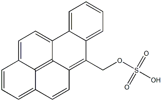 6-SULPHOOXYMETHYLBENZO(A)PYRENE Struktur