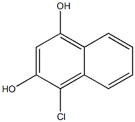 2,4-DIHYDROXY-CHLORONAPHTHALENE Struktur