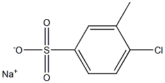 SODIUM2-CHLOROTOLUENE-5-SULPHONATE Struktur