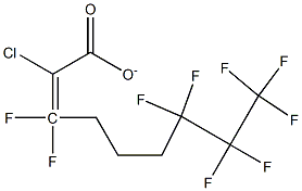 3,3,4,4,5,5,6,6,6-NONAFLUOROHEXYL2-CHLOROACRYLATE Struktur