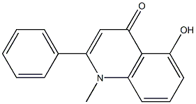 5-HYDROXY-1-METHYL-2-PHENYL-4-QUINOLONE Struktur