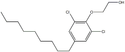 2,6-DICHLORO-4-NONYLPHENYL2-HYDROXYETHYLETHER Struktur