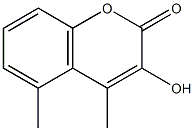 DIMETHYLHYDROXYCOUMARIN Struktur