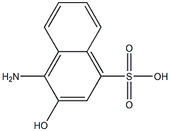 1-AMINO-2-HYDROXYLNAPHTHALENE-4-SULFONIC ACID Struktur