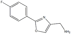 [2-(4-Fluorophenyl)oxazol-4-yl]methylamine Struktur