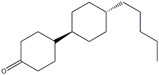 Trans-4'-Pentylcyclohexyl-4-cyclohexanone Struktur