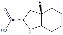 Trans-Octahydroindole-2-carboxylicacid Struktur