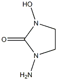 N-Amino-N-hydroxyimidazolidine-2-one Struktur