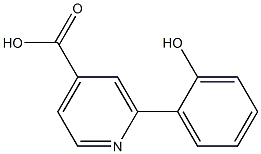 6-(2-Hydroxyphenyl)-isonicotinic acid Struktur