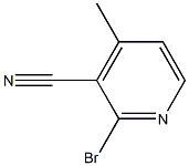 2-Bromo-4-methylpyridine-3-carbonitrile Struktur