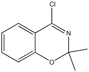 7-chloro-9,9-dimethyl-10-oxa-8-azabicyclo[4.4.0]deca-1,3,5,7-tetraene Struktur