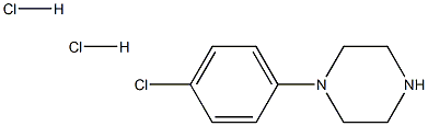 1-(4-Chlorophenyl)Piperazin-2HCl Struktur