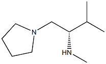 (S,S)-1-(3-Methyl-2-methylamino-butyl)-pyrrolidin- Struktur