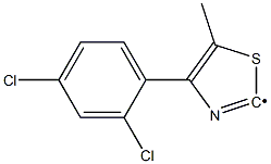 [4-(2,4-Dichloro-phenyl)-5-methyl-thiazol-2-yl]- Struktur