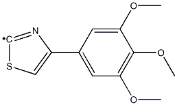 [4-(3,4,5-Trimethoxy-phenyl)-thiazol-2-yl]- Struktur