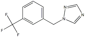 1-(3-Trifluoromethyl-benzyl)-1H-[1,2,4]triazol- Struktur