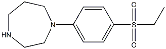 1-[4-(Ethylsulfonyl)phenyl]homopiperazine Struktur