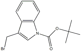 1-BOC-3-(Bromomethyl)indole Struktur