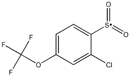 2-Chloro-4-trifluoromethoxy-benzenesulfonyl Struktur