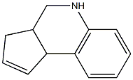 3a,4,5,9b-Tetrahydro-3H-cyclopenta[c]quinoline- Struktur