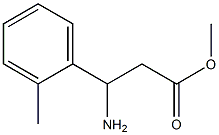 3-Amino-3-o-tolyl-propionic acid methyl ester Struktur