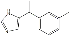 4-[1-(2,3-dimethylphenyl)ethyl]-3H-imidazole Struktur