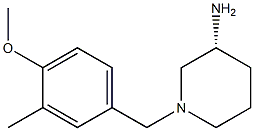 (3R)-1-(4-methoxy-3-methylbenzyl)piperidin-3-amine Struktur