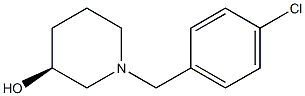 (3S)-1-(4-chlorobenzyl)piperidin-3-ol Struktur