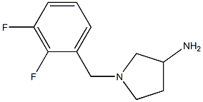 1-(2,3-difluorobenzyl)pyrrolidin-3-amine Struktur