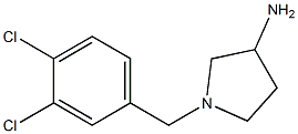 1-(3,4-dichlorobenzyl)pyrrolidin-3-amine Struktur