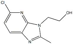 2-(5-chloro-2-methyl-3H-imidazo[4,5-b]pyridin-3-yl)ethanol Struktur