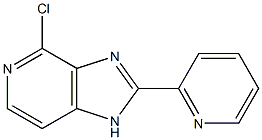 4-chloro-2-pyridin-2-yl-1H-imidazo[4,5-c]pyridine Struktur