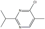 4-chloro-5-methyl-2-(1-methylethyl)pyrimidine Struktur