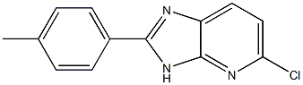 5-chloro-2-(4-methylphenyl)-3H-imidazo[4,5-b]pyridine Struktur