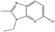 5-chloro-3-ethyl-2-methyl-3H-imidazo[4,5-b]pyridine Struktur