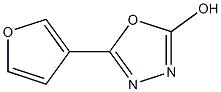 5-furan-3-yl-1,3,4-oxadiazol-2-ol Struktur