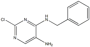 N4-benzyl-2-chloropyrimidine-4,5-diamine Struktur